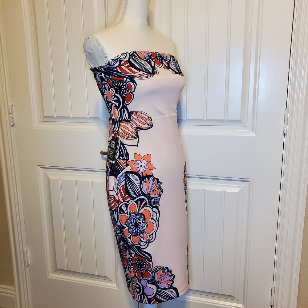 Express Strapless Midi Dress